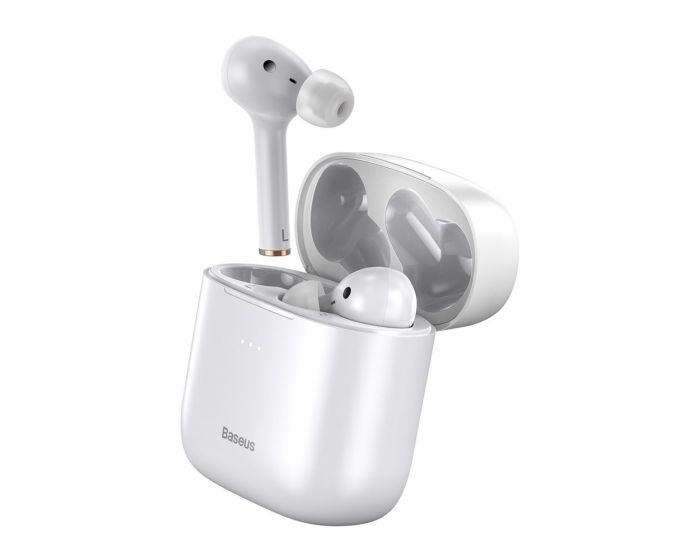 Baseus W06 TWS (NGW06-02) Wireless Bluetooth Stereo Earbuds with Charging Box - White