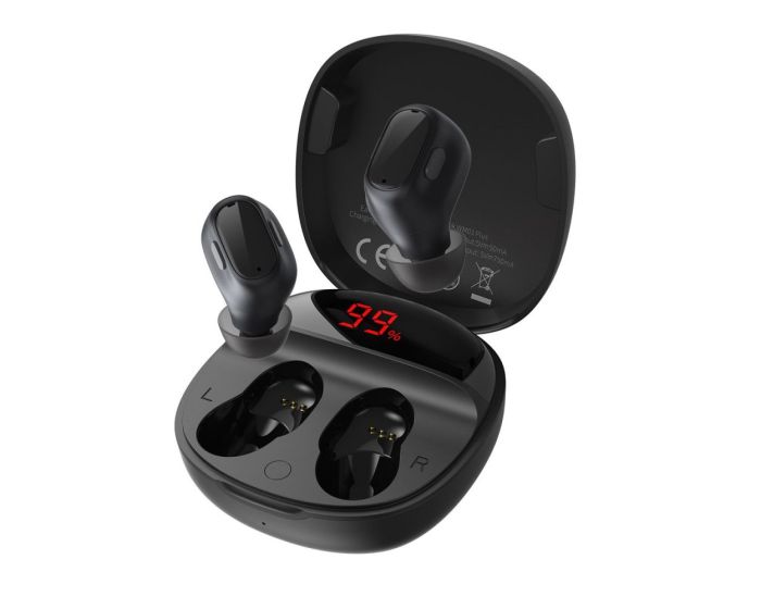 Baseus WM01 Plus TWS (NGWM01P-01) Wireless Bluetooth Stereo Earbuds with Charging Box - Black