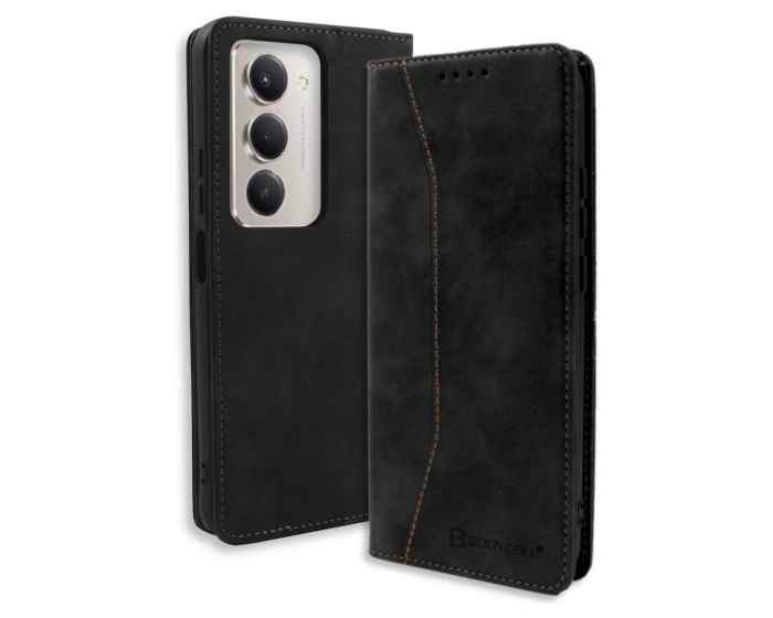 Bodycell Book Case Pu Leather Xiaomi Redmi 15 5G Black - MD03083