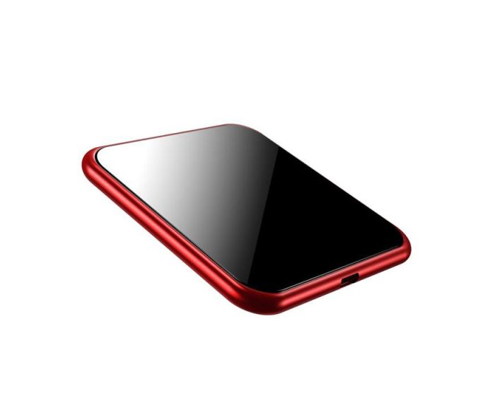 Benks Thin Cube 10W Wireless Desktop Qi Fast Charger Ασύρματος Φορτιστής - Red