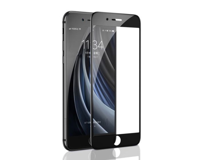 Benks V-Pro 3D Full Face Αντιχαρακτικό Γυαλί 9H Tempered Glass Μαύρο (iPhone 7 / 8 / SE 2020 / 2022)