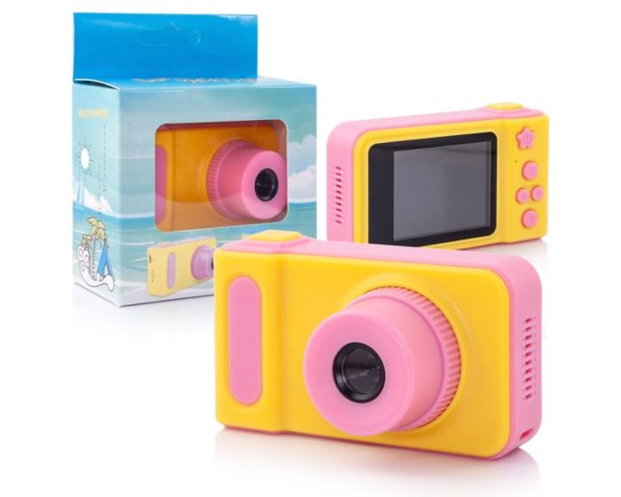 Digital Mini Camera for Children Παιδική Κάμερα - Visual Effects Pink