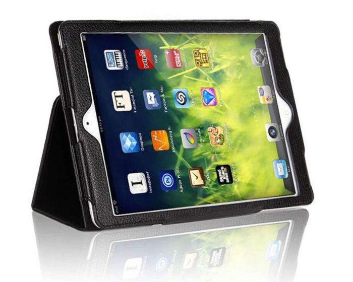 OEM Δερμάτινη Θήκη Smart Case Folio Stand - Μαύρο (iPad mini 4)