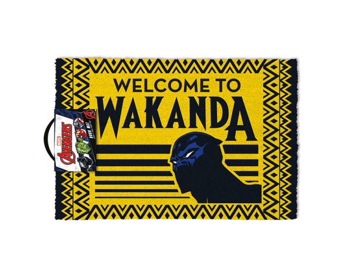 Black Panther (Welcome to Wakanda) Door Mat - Πατάκι Εισόδου 40x60cm