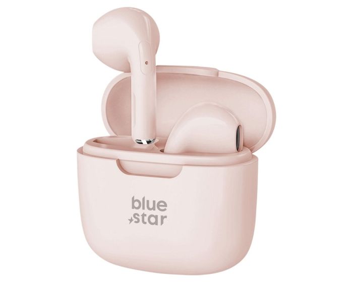 Blue Star FI7 TWS Wireless Bluetooth Stereo Earbuds - Powder Pink - MT78435