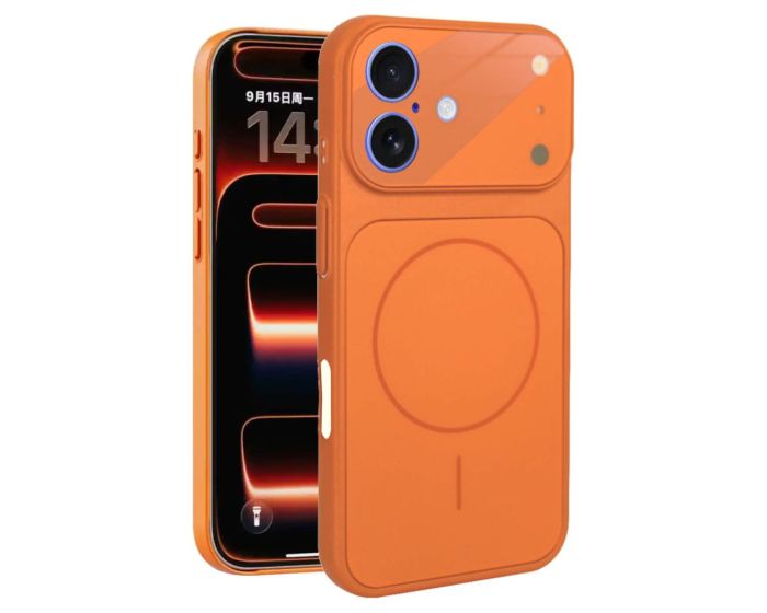 Bodycell AG Glass Magsafe Cover Case Orange (iPhone 17) - MT84475