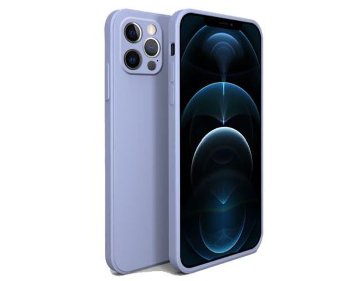 Bodycell Square Liquid Silicone Case - Light Blue (iPhone 12 Pro)