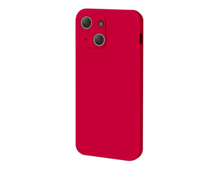 Bodycell Square Liquid Silicone Case - Red (iPhone 13)
