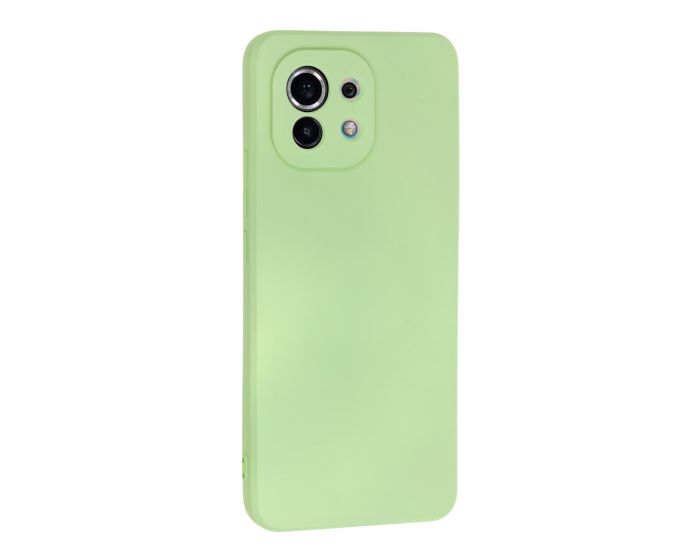 Bodycell Square Liquid Silicone Case - Light Green (Xiaomi Mi 11)