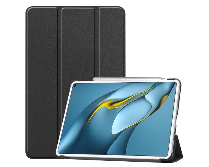 Tri-Fold Book Case με δυνατότητα Stand - Black (Huawei MatePad Pro 10.8)