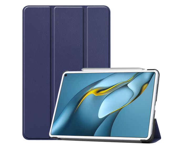 Tri-Fold Book Case με δυνατότητα Stand - Dark Blue (Huawei MatePad Pro 10.8)