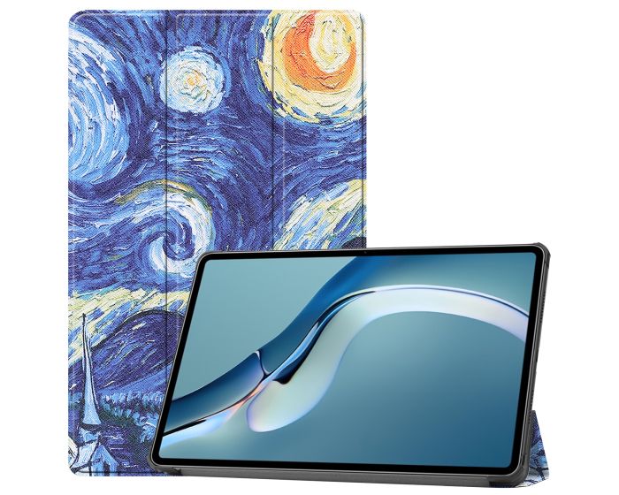 Tri-Fold Book Case με δυνατότητα Stand - Starry Night (Huawei MatePad Pro 12.6 2021)