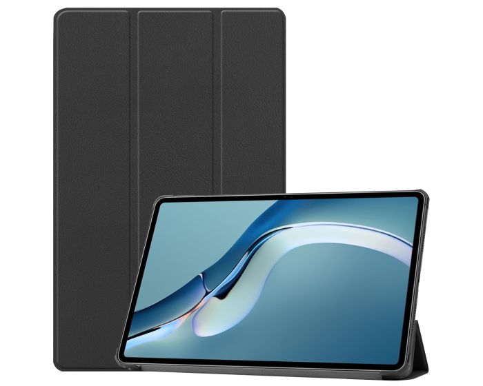 Tri-Fold Book Case με δυνατότητα Stand - Black (Huawei MatePad Pro 12.6 2021)
