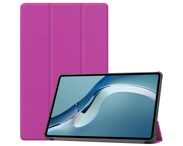 Tri-Fold Book Case με δυνατότητα Stand - Violet (Huawei MatePad Pro 12.6 2021)