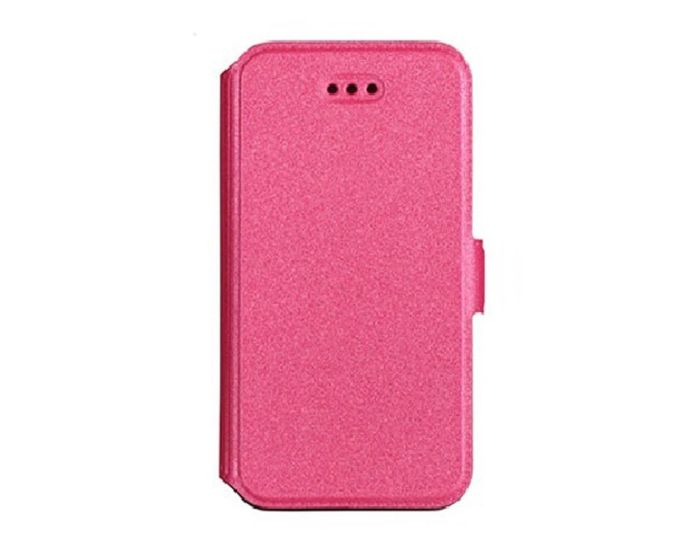 Tel1 Book Pocket Stand Case Θήκη Πορτοφόλι Ροζ (Sony Xperia Z5 Premium)