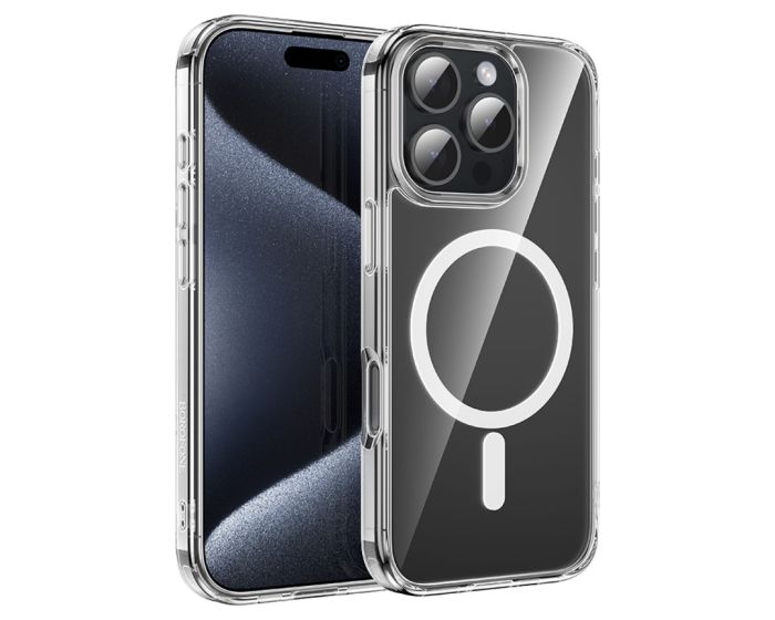 Borofone BI5 Ice Shield MagSafe Case Θήκη Σιλικόνης Transparent (iPhone 16 Pro Max)