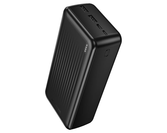 Borofone BJ78B Clever 2xUSB Power Bank Εξωτερική Μπαταρία 30000mAh - Black - MT83467