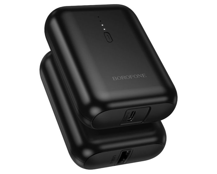 Borofone BJ81 Stability USB Power Bank Εξωτερική Μπαταρία 5000mAh - Black - MT81492