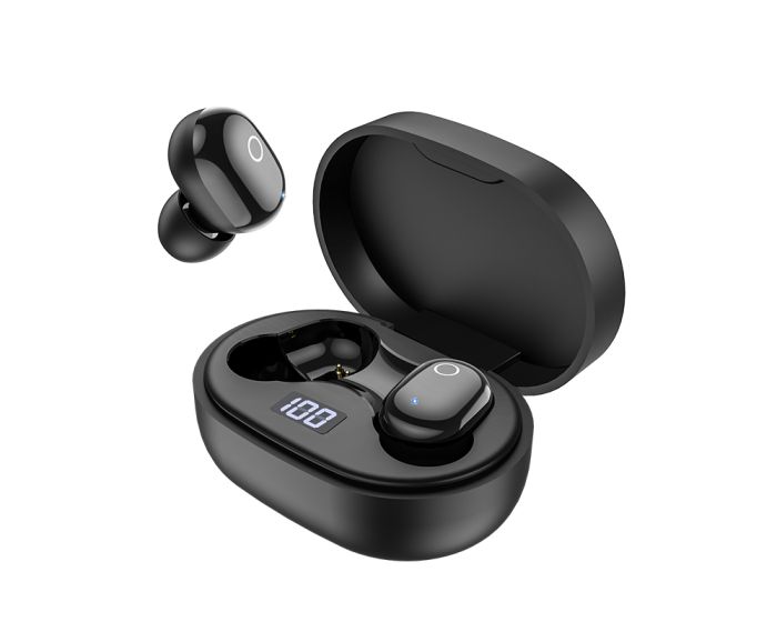 Borofone BW06 Manner TWS Wireless Bluetooth Stereo Earbuds - Black