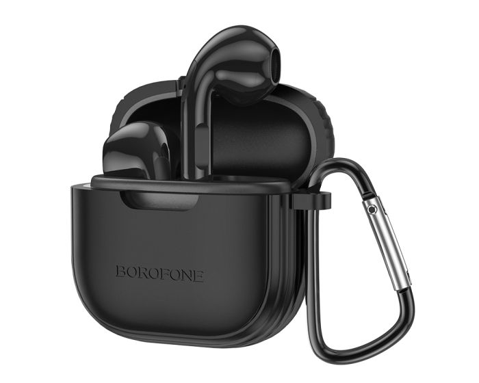 Borofone BW29 Charm TWS Wireless Bluetooth Stereo Earbuds Ασύρματα Ακουστικά - Black - MT70980