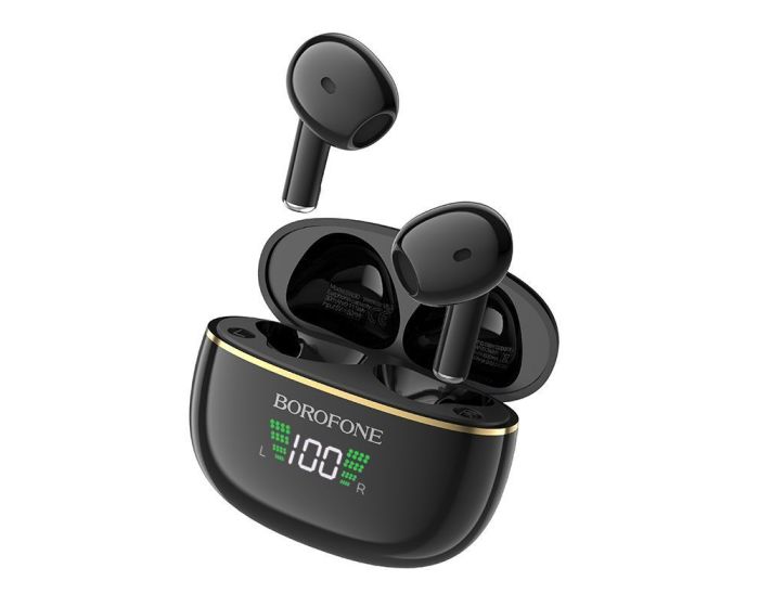 Borofone BW30 Cheerful TWS Wireless Bluetooth Stereo Earbuds - Black