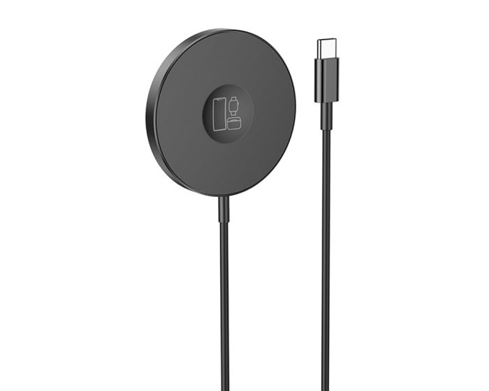 Borofone BQ18 Energy 3in1 MagSage Wireless Induction Charger 15W 1m - Black