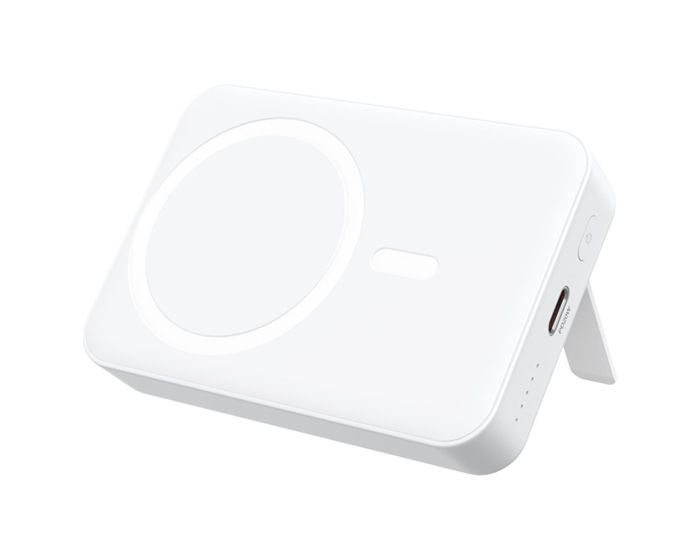 BWOO BO-P59 MagSafe Power Bank 10000mAh PD 20W Εξωτερική Μπαταρία - White - MT82581