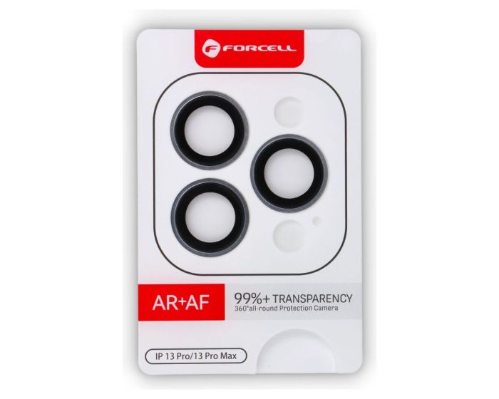 Forcell Premium Camera Lens Tempered Glass Prοtector Silver (iPhone 13 Pro / 13 Pro Max)