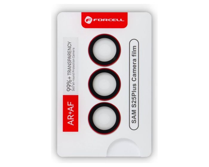Forcell Premium Camera Lens Tempered Glass Prοtector Silver Shadow (Samsung Galaxy S25 Plus)