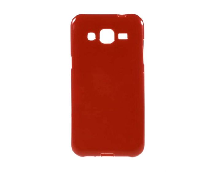 Candy Gel Slim Fit Θήκη Σιλικόνης Red (Samsung Galaxy J2)