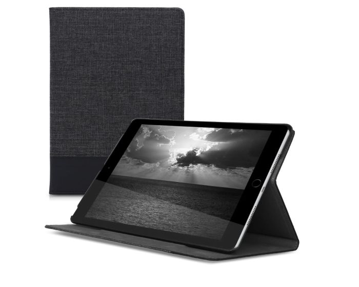 KWmobile Canvas Slim Case Stand (41507.05) Anthracite Black (iPad 9.7'' 2017 / 2018)