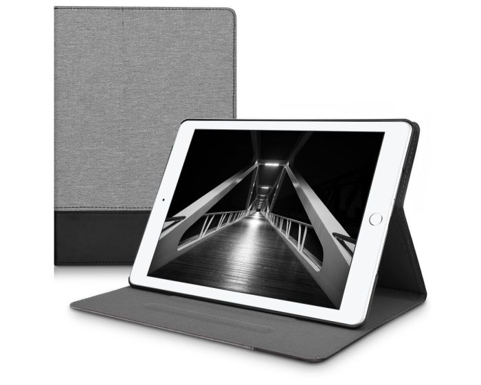 KWmobile Canvas Slim Case Stand (41507.02) Grey Black (iPad 9.7'' 2017 / 2018)