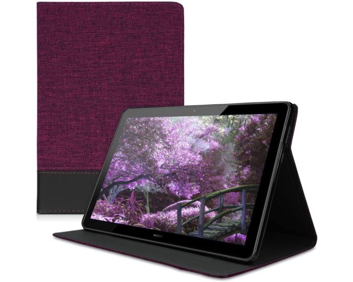 KWmobile Canvas Slim Case Stand (46112.38) Violet / Black (Huawei MediaPad T5 10.1'')
