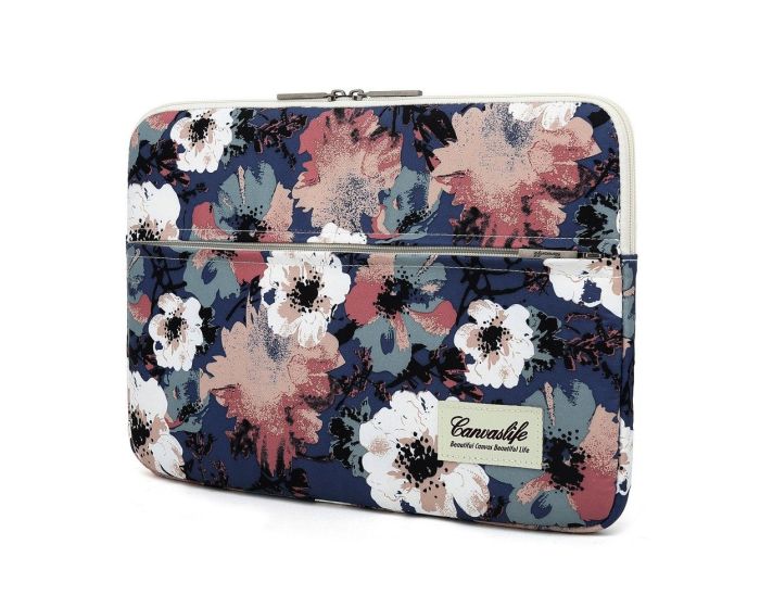 Canvaslife Sleeve Θήκη Τσάντα για Macbook / Laptop 13'' - 14'' Blue Camellia