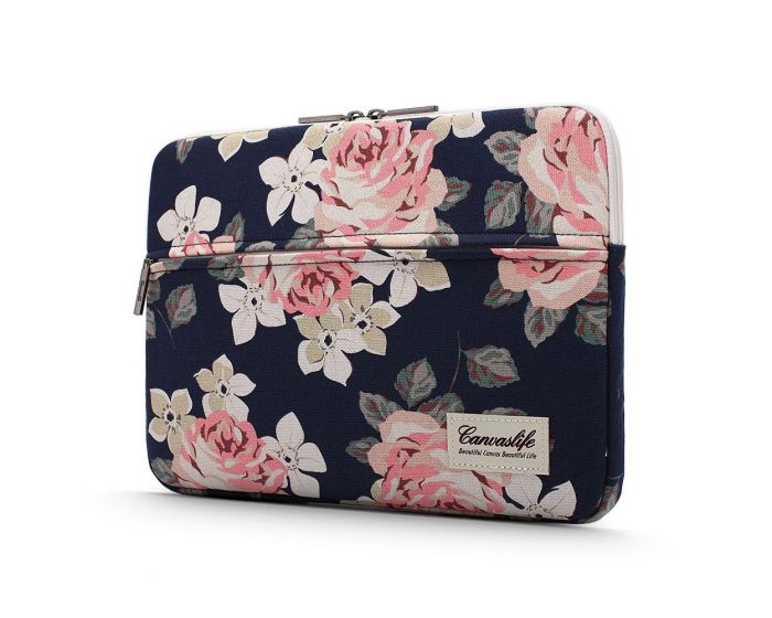 Canvaslife Sleeve Θήκη Τσάντα για MacBook / Laptop 13'' - 14'' Navy Rose