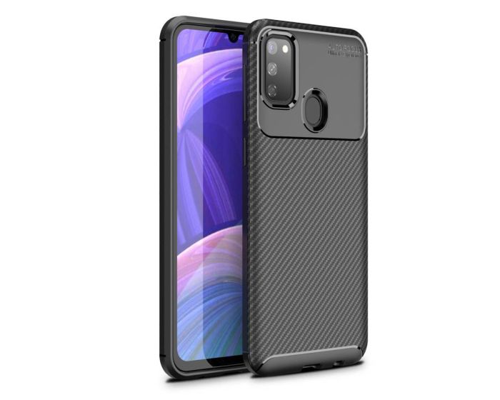 Carbon Fiber Armor Case Black (Samsung Galaxy M21 / M30s)