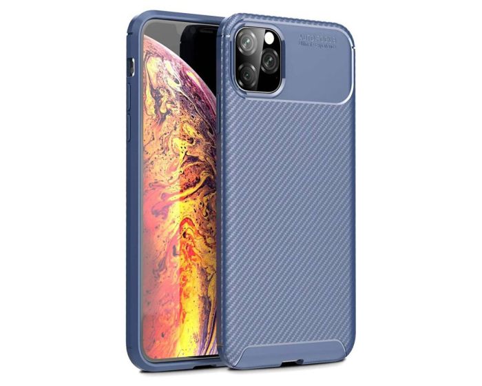 Carbon Fiber Armor Case Blue (iPhone 12 Mini)