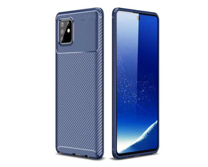 Carbon Fiber Armor Case Blue (Samsung Galaxy Note 10 Lite)