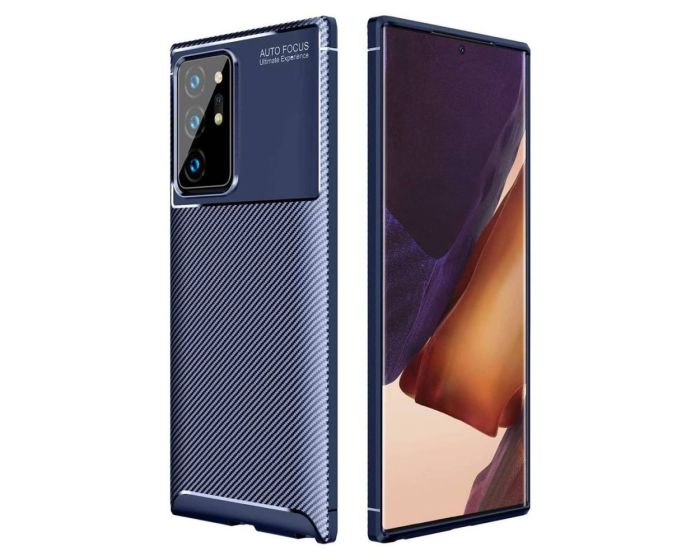 Carbon Fiber Armor Case Blue (Samsung Galaxy Note 20 Ultra)