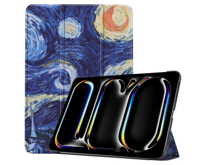 Techsuit FoldPro Smart Cover Case με δυνατότητα Stand - Starry Night (iPad Pro 13'' 2024 / 2025)