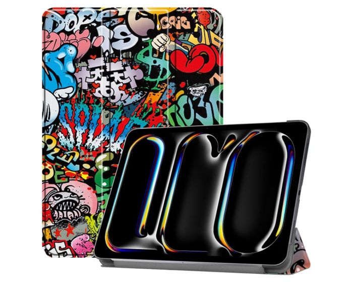 Techsuit FoldPro Smart Cover Case με δυνατότητα Stand - Urban Vibe (iPad Pro 13'' 2024 / 2025)
