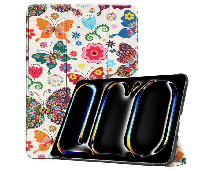 Techsuit FoldPro Smart Cover Case με δυνατότητα Stand - Butterfly (iPad Pro 13'' 2024 / 2025)