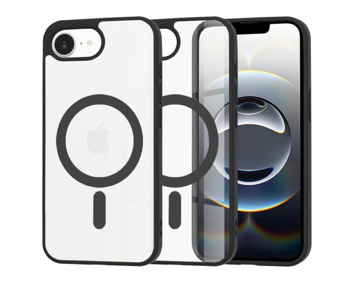 Techsuit MagSafe Pro Hybrid Case Θήκη Black (iPhone 16e / 17e) - MT82181
