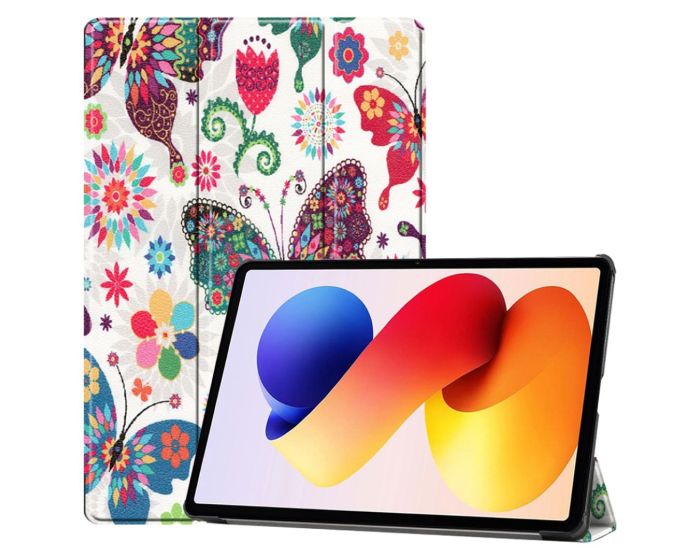 Techsuit FoldPro Smart Cover Case με δυνατότητα Stand - Butterfly (Xiaomi Redmi Pad 2 Pro)
