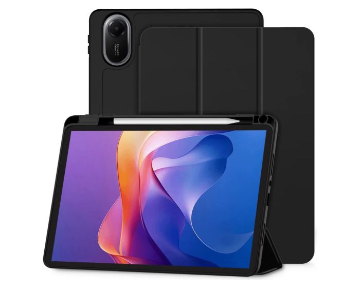 Techsuit Flex Trifold Pen Holder Case με δυνατότητα Stand - Black (Xiaomi Redmi Pad 2 11.0) - MT82038