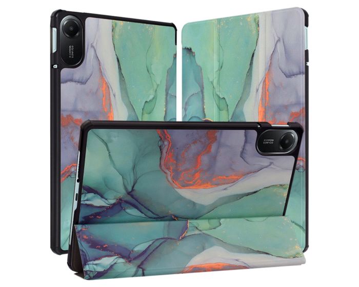 Techsuit FoldPro Smart Cover Case με δυνατότητα Stand - Green Time (Xiaomi Redmi Pad 2 11.0) - MT82026