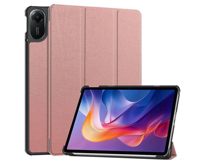 Techsuit FoldPro Smart Cover Case με δυνατότητα Stand - Rose Gold (Xiaomi Redmi Pad 2 11.0) - MT82029