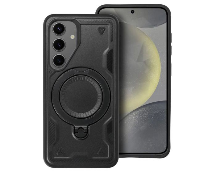 Frost Armor MagSafe Ring Stand Case Black (Samsung Galaxy A37 5G) - MT84753