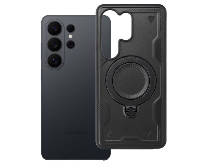 Frost Armor MagSafe Ring Stand Case Black (Samsung Galaxy S26 Ultra) - MT84756