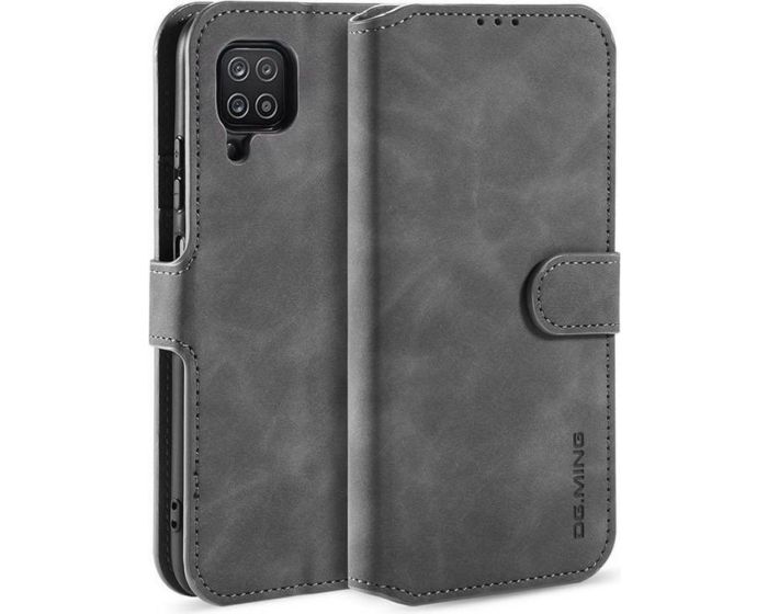 CaseMe Magnetic 2 in 1 Wallet Case Θήκη Πορτοφόλι με Stand - Grey (Samsung Galaxy A12)